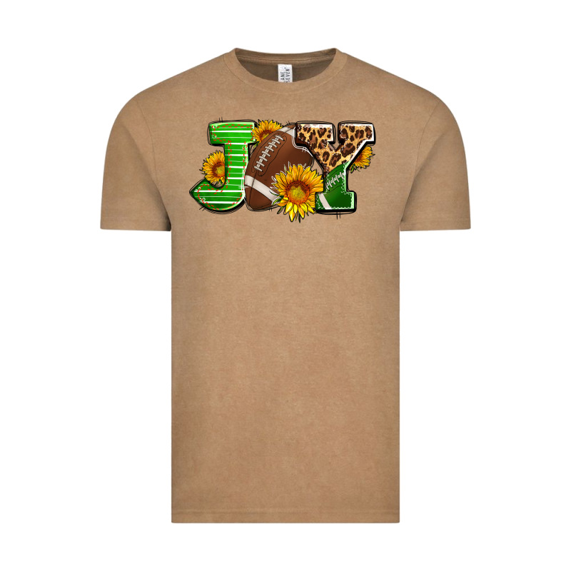 Joy With Football Ball And Sunflower Ado Vintage Tee by AdoDesignShop | Teevron