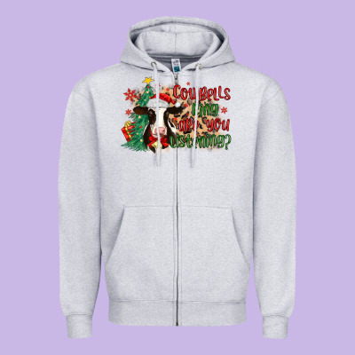 Cowbells Ring Are You Listening Zipper Hoodie Designed By Maliassmallbusiness
