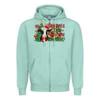 Seafoam cowbells ring are you listening Zipper Hoodie - MaliasSmallBusiness