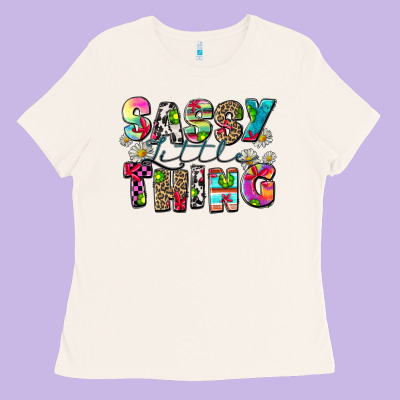 Sassy Little Thing Ladies Tee Designed By Zillion Design Studio