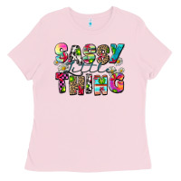 Bubblegum Pink sassy little thing Ladies Tee - Zillion Design Studio