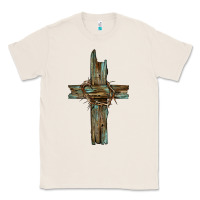 Natural cross with thorn Classic Tee - BarkalooDesign