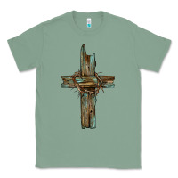 Sage cross with thorn Classic Tee - BarkalooDesign