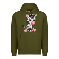 Army Green zebra Premium Hoodie - texasbilliewilder