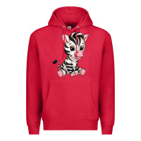 Cardinal zebra Premium Hoodie - texasbilliewilder