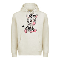 Oatmeal Heather zebra Premium Hoodie - texasbilliewilder