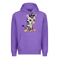 Purple zebra Premium Hoodie - texasbilliewilder