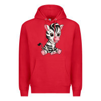 Red zebra Premium Hoodie - texasbilliewilder