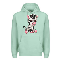 Seafoam zebra Premium Hoodie - texasbilliewilder