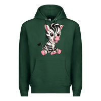 Sports Green zebra Premium Hoodie - texasbilliewilder