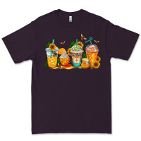 Plum bumble bee coffee cups Premium Tee - AdoDesignShop