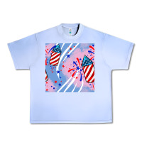 Grape Ice patriotic fireworks Urban Heavy Tee - BundleAndBundleShop