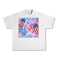 Lunar Rock patriotic fireworks Urban Heavy Tee - BundleAndBundleShop