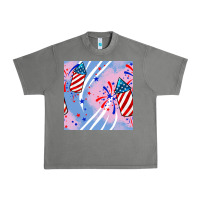 Tornado patriotic fireworks Urban Heavy Tee - BundleAndBundleShop
