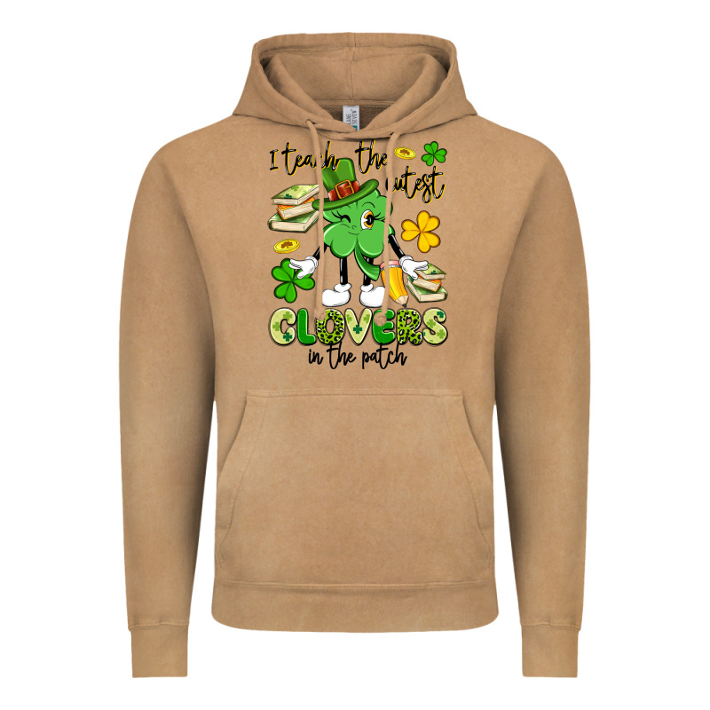 I Teach The Cutest Clovers In The Patch Vintage Hoodie by Artiststas | Teevron