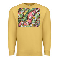 Antique Gold Easter Quail Egg And Daisy Premium Sweatshirt - RanaPortraitStore