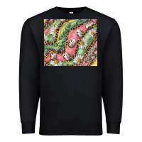 Black Easter Quail Egg And Daisy Premium Sweatshirt - RanaPortraitStore