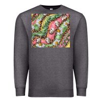 Charcoal Heather Easter Quail Egg And Daisy Premium Sweatshirt - RanaPortraitStore