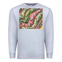 Heather Grey Easter Quail Egg And Daisy Premium Sweatshirt - RanaPortraitStore