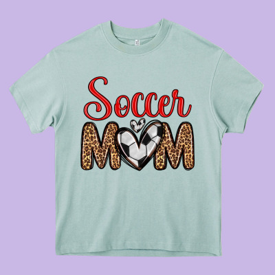 Soccer Mom Heavy Core Tee Designed By Zillion Design Studio