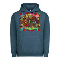 Pigment Midnight Navy Be kind Urban Hoodie - CowGirlArtShop