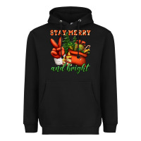 Black stay merry and bright peace hand Heavyweight Hoodie - Jasminsmagicworld
