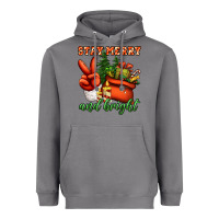Storm stay merry and bright peace hand Heavyweight Hoodie - Jasminsmagicworld