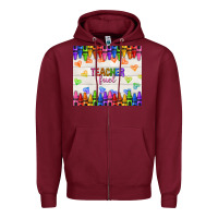 Teacher Fuel Zipper Hoodie | Teevron