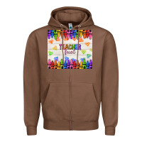 Chestnut teacher fuel Zipper Hoodie - NancyCooperArtShop