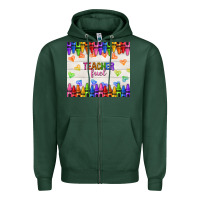 Sports Green teacher fuel Zipper Hoodie - NancyCooperArtShop