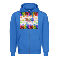 True Royal teacher fuel Zipper Hoodie - NancyCooperArtShop