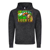 Vintage Black happy go lucky goat Vintage Hoodie - RanaPortraitStore
