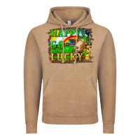 Vintage Coffee happy go lucky goat Vintage Hoodie - RanaPortraitStore