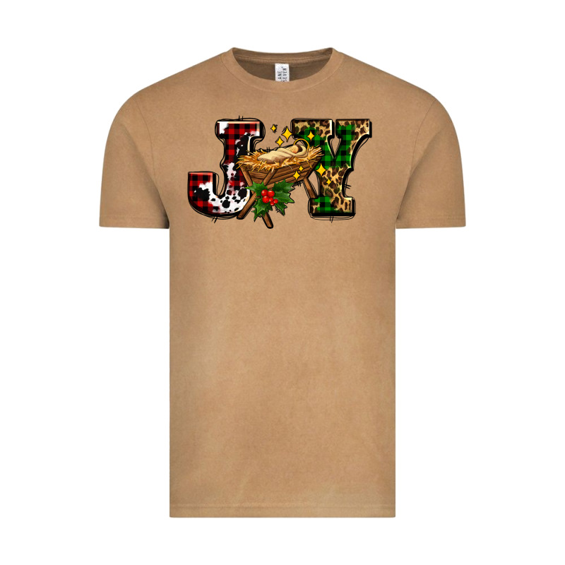 Joy With Baby Jesus Ado Vintage Tee by AdoDesignShop | Teevron