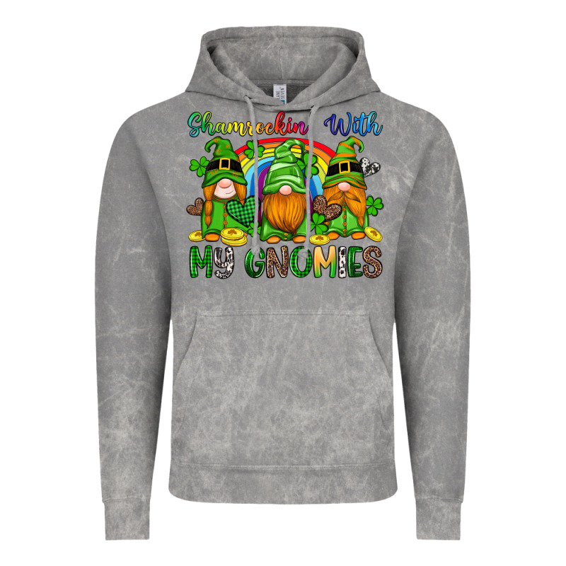 Shamrockin With My Gnomies Vintage Hoodie by Artiststas | Teevron
