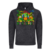 Vintage Black shamrockin with my gnomies Vintage Hoodie - Artiststas