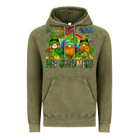 Vintage Olive shamrockin with my gnomies Vintage Hoodie - Artiststas