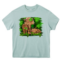 Arona st patrick's day lucky cow family Heavy Core Tee - RanaPortraitStore