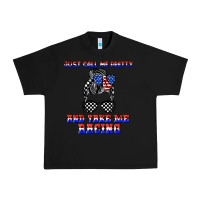 Black just call me pretty and take me racing Urban Heavy Tee - JahusDesignShop