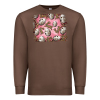 Chestnut Easter Quail Eggs And Leopard Bunny Premium Sweatshirt - RanaPortraitStore