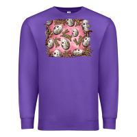 Easter Quail Eggs And Leopard Bunny Premium Sweatshirt | Teevron