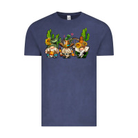 Vintage Denim western gnomes with cactus Vintage Tee - AdoDesignShop