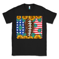 Black American football and america Classic Tee - NancyCooperArtShop