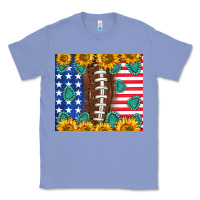 Colony Blue American football and america Classic Tee - NancyCooperArtShop