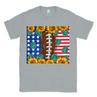 Heather Grey American football and america Classic Tee - NancyCooperArtShop