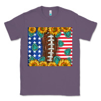 Lavender American football and america Classic Tee - NancyCooperArtShop