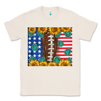 Natural American football and america Classic Tee - NancyCooperArtShop