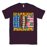 Plum American football and america Classic Tee - NancyCooperArtShop