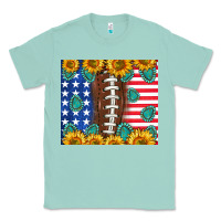 Seafoam American football and america Classic Tee - NancyCooperArtShop
