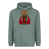 Sage our lady of guadalupe Heavyweight Hoodie - Jasminsmagicworld